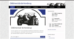 Desktop Screenshot of oldtimerclubdehondsrug.nl
